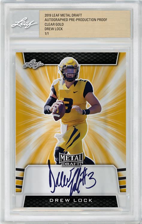 2019 leaf metal draft jumbo box|2019 Leaf Metal Draft Football Checklist and Details.